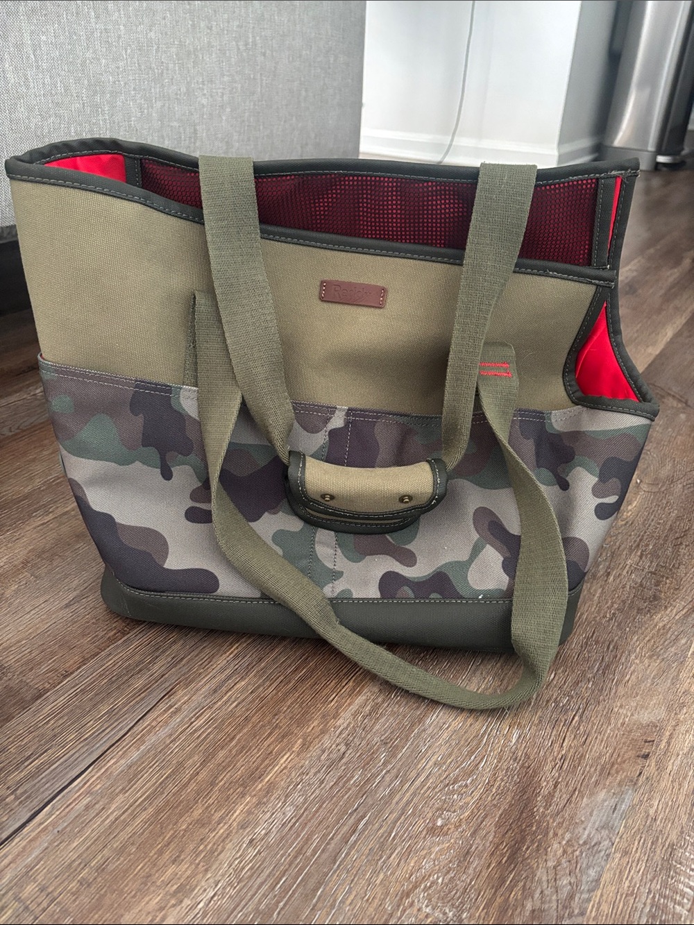 Reddy camo dog carrier tote